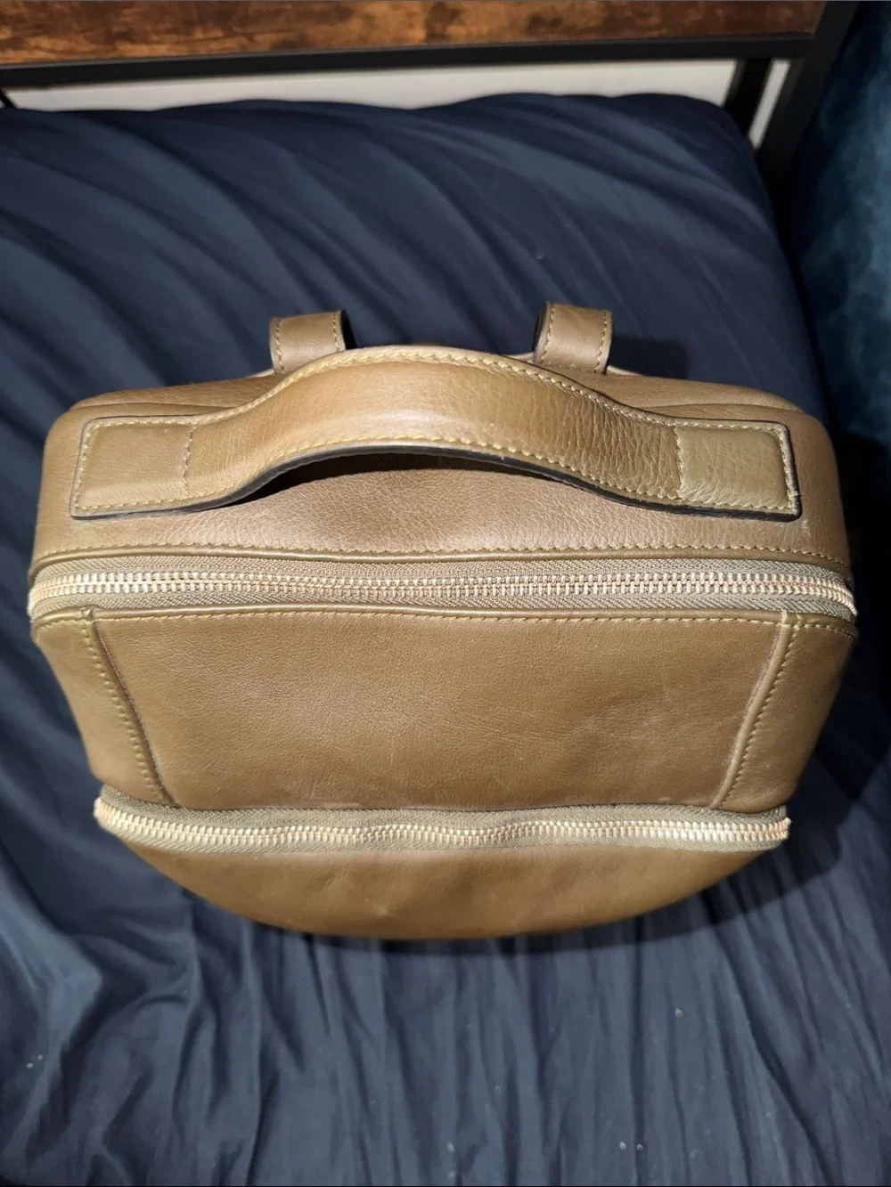 Barney’s New York Green Leather Backpack